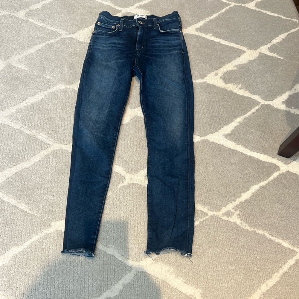 Agolde dark wash jeans